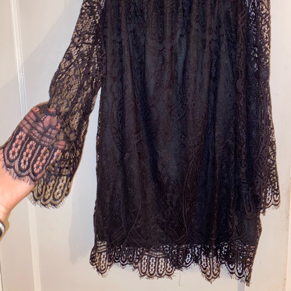 love, Fire Lace Dress